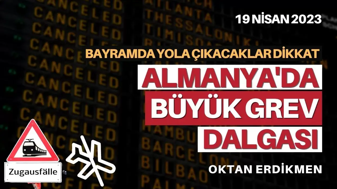 Almanya'da yine grev dalgası