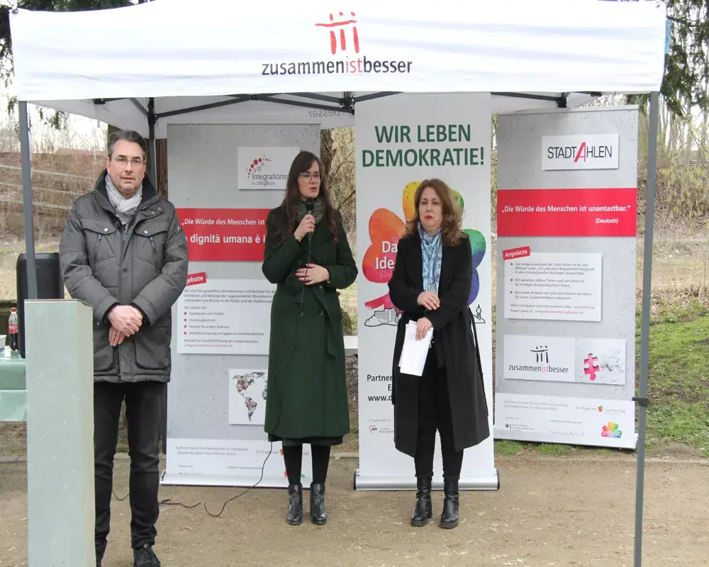 Ahlen`de ırkçılık kınandı