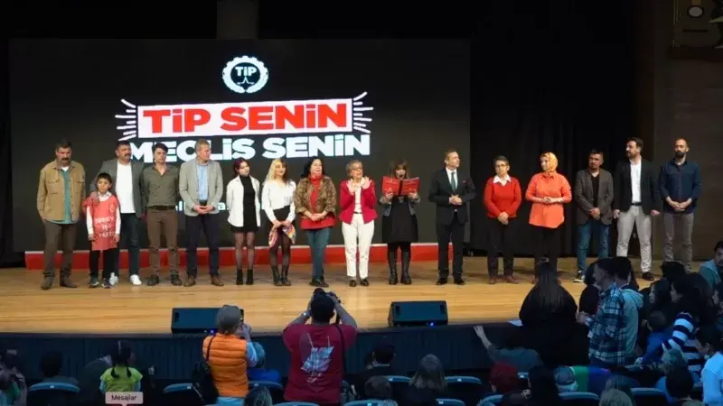 TİP İzmir’de Milletvekili Adaylarını Tanıttı