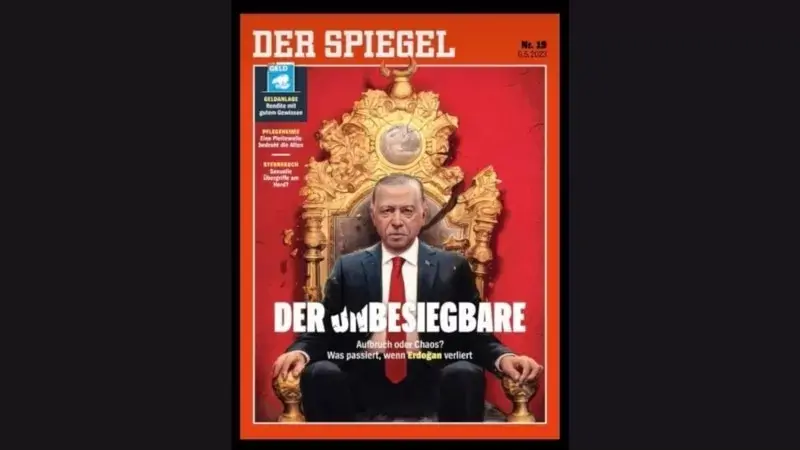 Der Spiegel Dergisinde Erdoğan Fotoğraflı Kapak