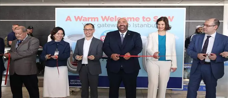 Sabiha Gökçen Havalimanı’ndan British Airways ile Londra uçuşları başladı