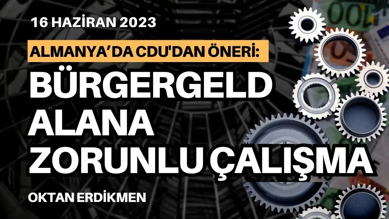 Sosyal yardım alana zorunlu çalışma önerisi