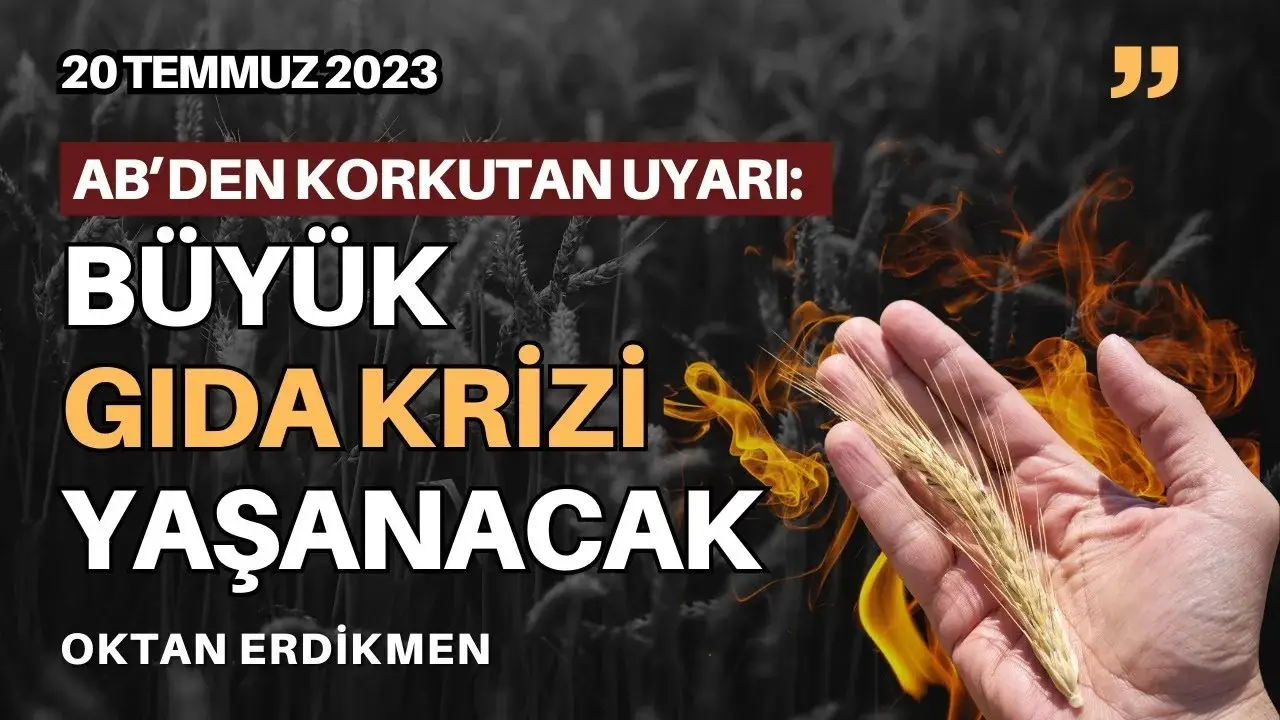 AB: Büyük gıda krizi yaşanacak