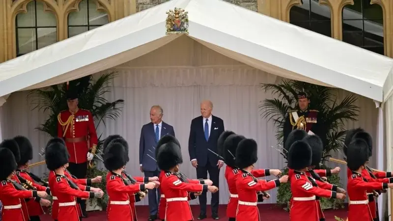 Biden İngiltere'de Sunak ve Kral Charles ile Görüştü