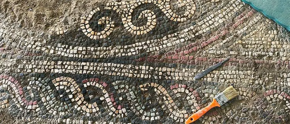 Pompeipolis Antik Kenti'ndeki 1800 yıllık mozaikler gün yüzüne çıkarılıyor