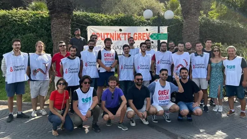 Sputnik Türkiye çalışanlarının grevi sürüyor