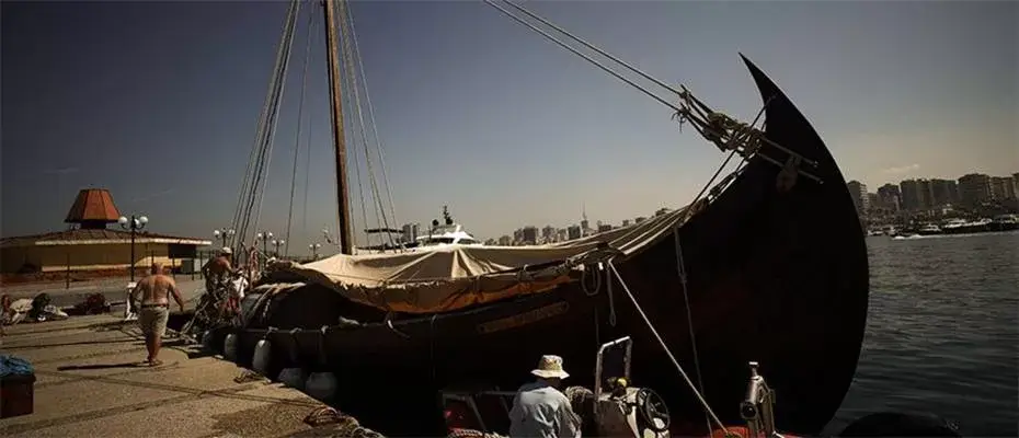 Viking yelkenlisi İstanbul'da Viking hayranları için hazırlanıyor