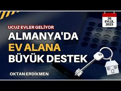 Almanya'da ev alana destek: Ucuz evler geliyor
