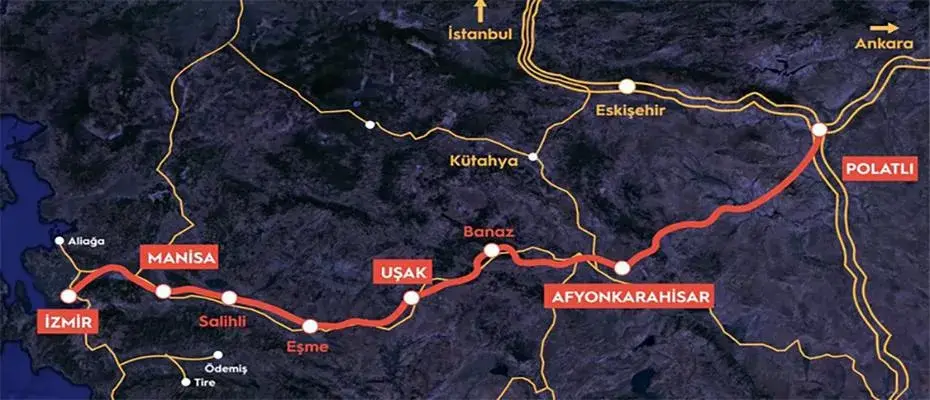 Ankara-İzmir Hızlı Tren Hattı bir yıl erken bitirilerek 2027'de hizmete girecek