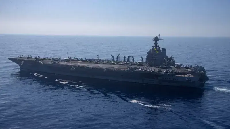 Uçak gemisi USS Gerald Ford Kızıldeniz’deki gerginliğin gölgesinde ABD’ye dönüyor