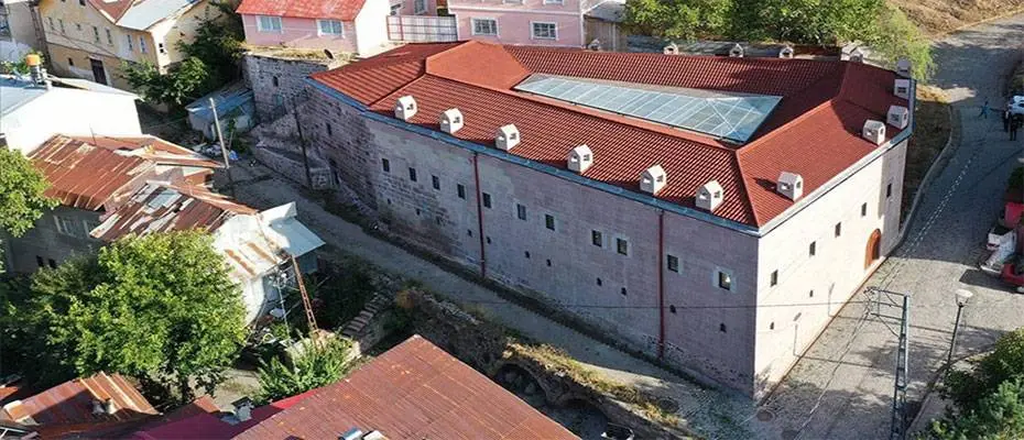 Şebinkarahisar'da restore edilen Taşhan ve arastalar turizme değer katacak