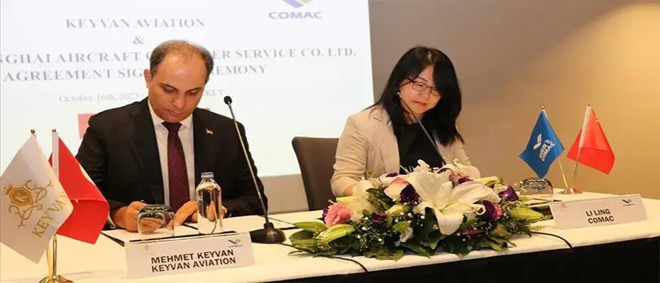 Türkiye'den Çin'e havacılık hizmeti ihracatı