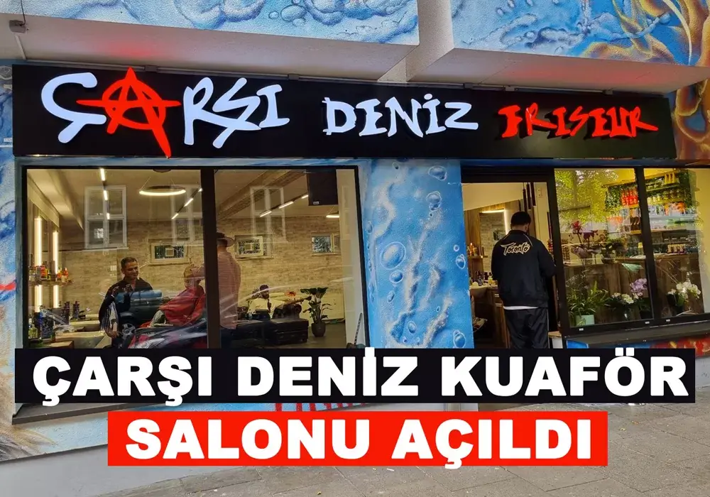 “Çarşı” Deniz Kuaför Salonu Açıldı