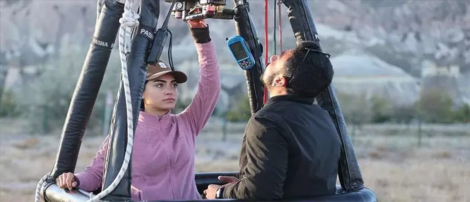 Kapadokya'da kadınlar balon pilotu olmak için eğitim alıyor