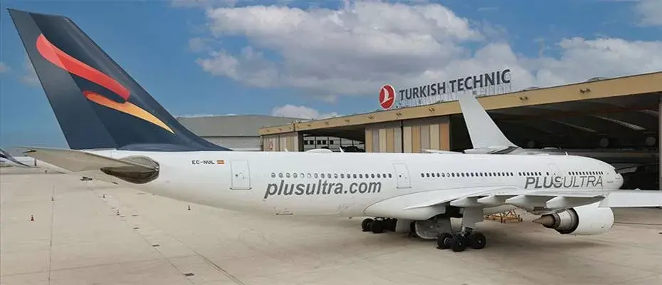 THY Teknik AŞ, Plus Ultra Hava Yolları uçaklarının bakımına başladı