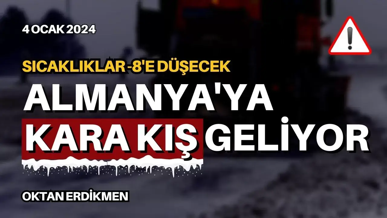 Almanya'ya kara kış geliyor