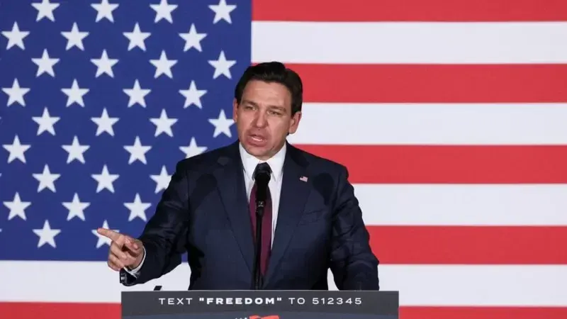 Başkan adaylığı yarışından çekilen Ron DeSantis Trump'a desteğini açıkladı