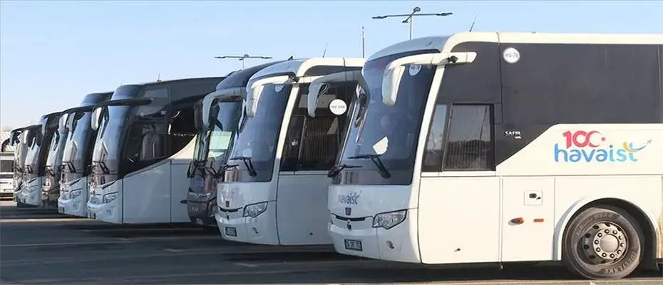 Havaist otobüslerinde bir yılda 9 bin eşya unutuldu