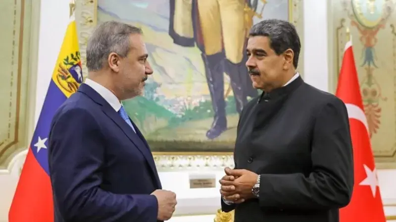 Dışişleri Bakanı Fidan Venezuela Cumhurbaşkanı Maduro'yla görüştü
