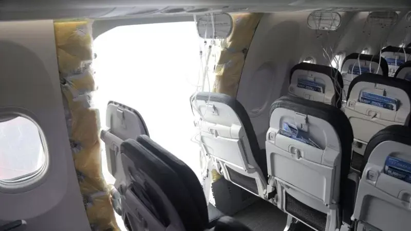 “ABD Adalet Bakanlığı kapı paneli havada kopan Boeing uçağı hakkında ceza soruşturması başlattı”