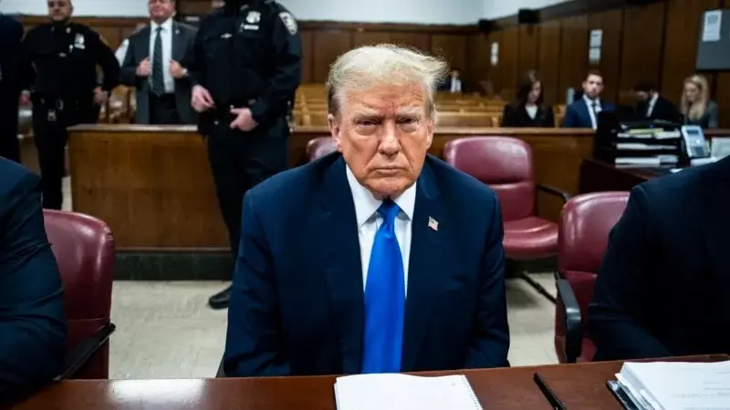Trump’ın New York’ta devam eden “sus payı” davasında jüri seçimi tamamlanmak üzere