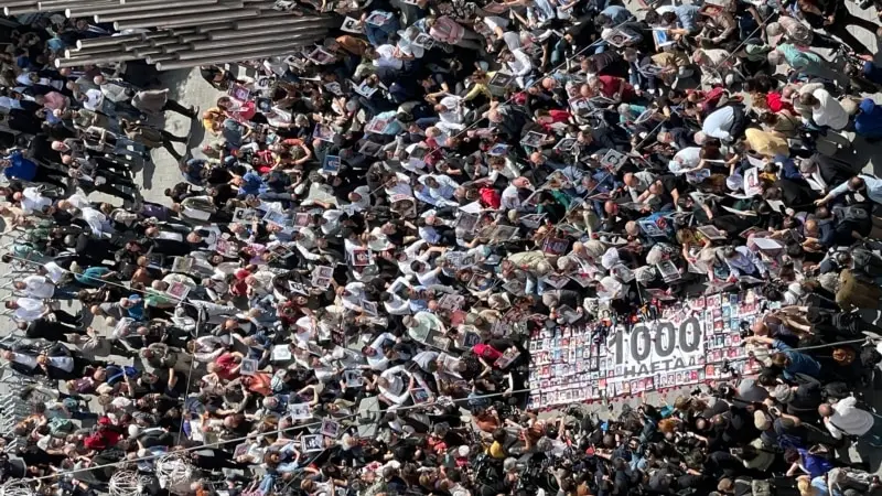 Kayıp yakınları 1000. kez adalet talebiyle buluştu