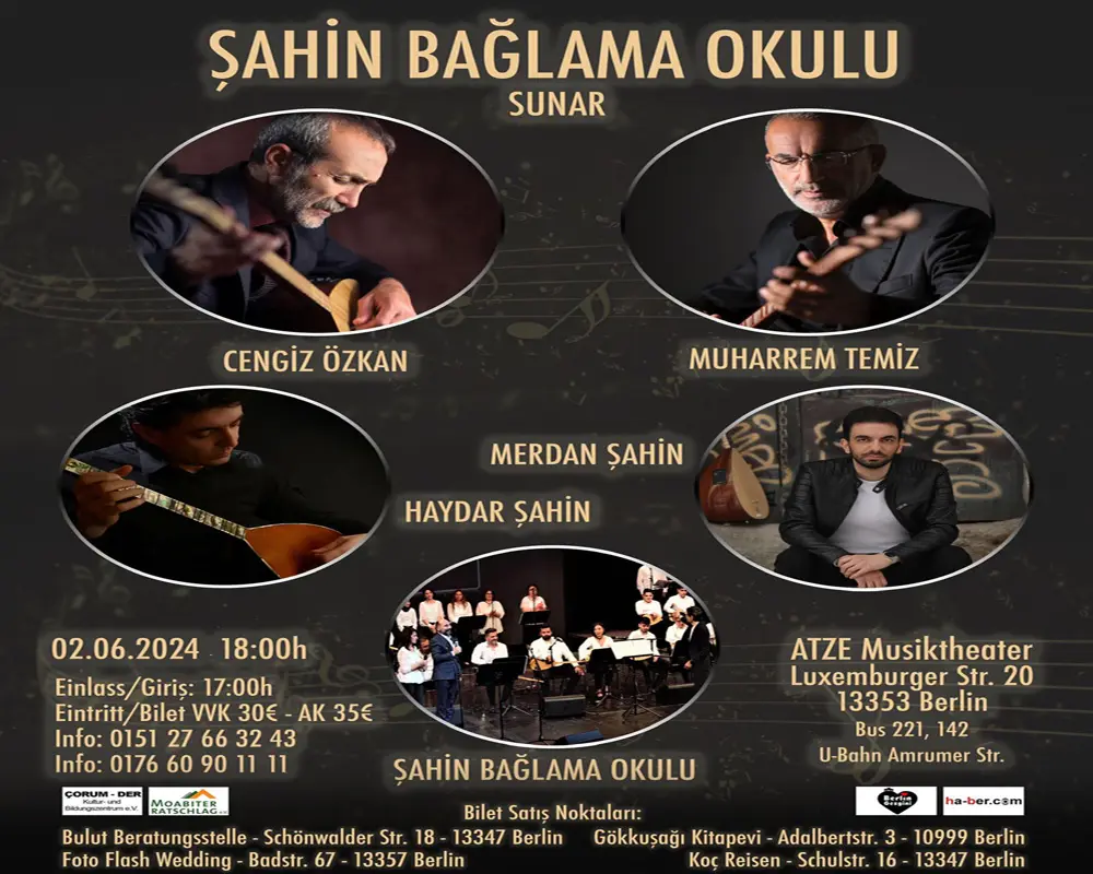 Şahin Bağlama Okulu 24. Yılını Kutluyor