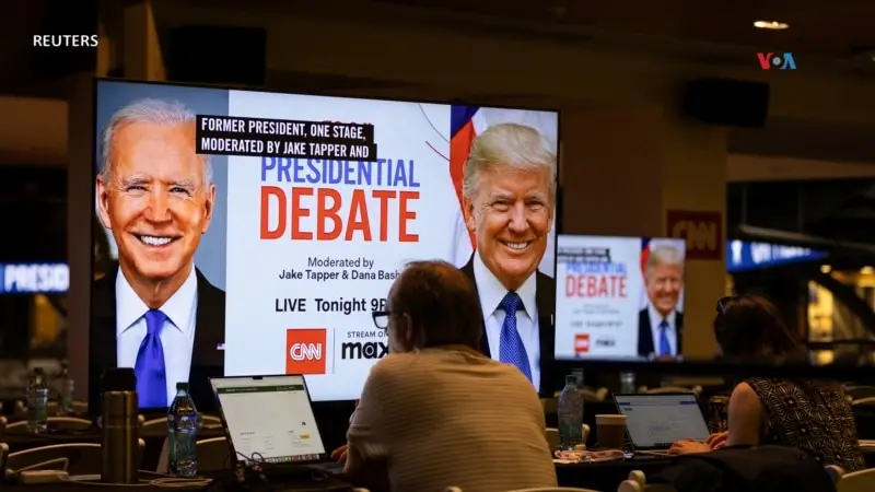 Trump ve Biden ilk kez karşı karşıya geliyor