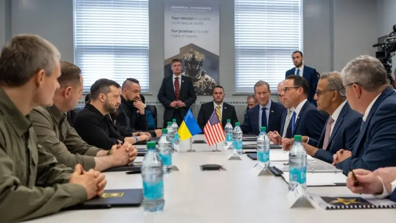 Zelenski Pennsylvania'da bir mühimmat fabrikasını ziyaret etti