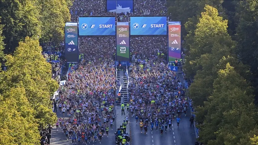 50. Berlin Maratonunu Etiyopyalı atlet Milkesa Mengesha kazandı