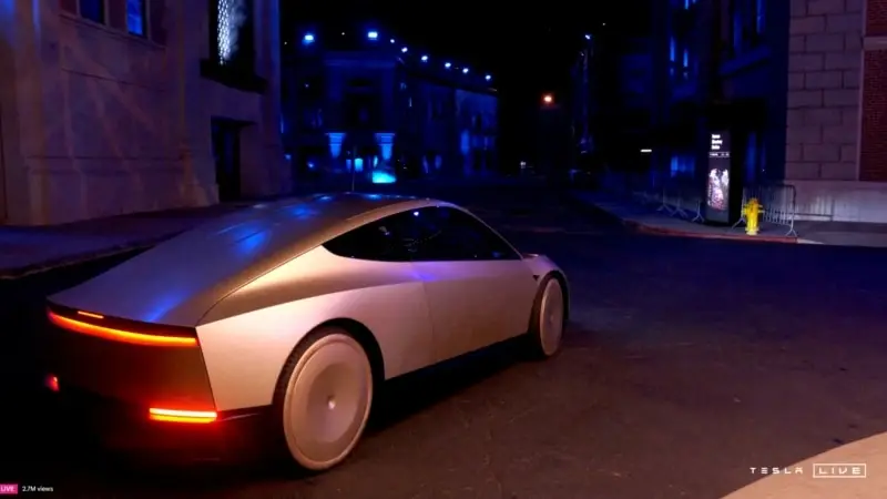 Tesla'nın sportif iki kişilik robot taksi tasarımı eleştirilerin hedefinde