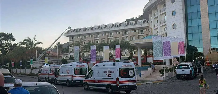 Otelde çıkan yangın kontrol altına alındı