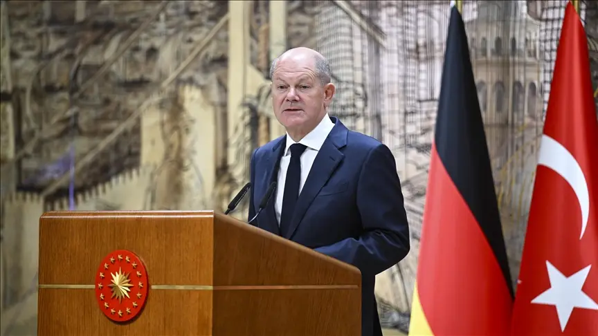 Scholz: (İsrail-Filistin) Ateşkes bu çatışmanın yayılmasını engellemek için şarttır