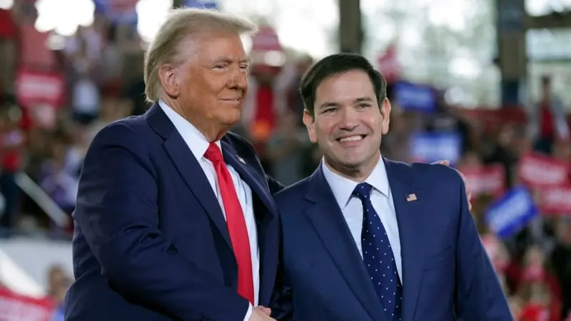 Trump Dışişleri Bakanı görevi için eski rakibi Marco Rubio'yu seçti