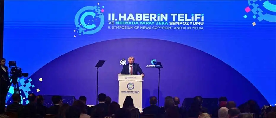 İstanbul'da "II. Haberin Telifi ve Medyada Yapay Zeka Sempozyumu" başladı