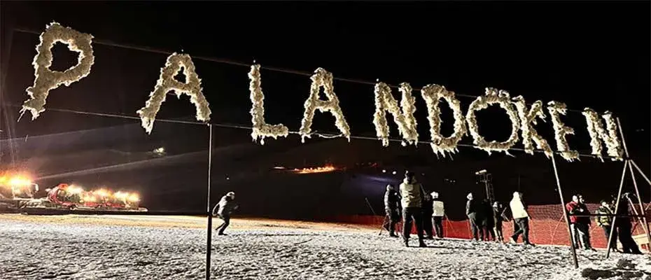 Palandöken'de gösteriler yapıldı