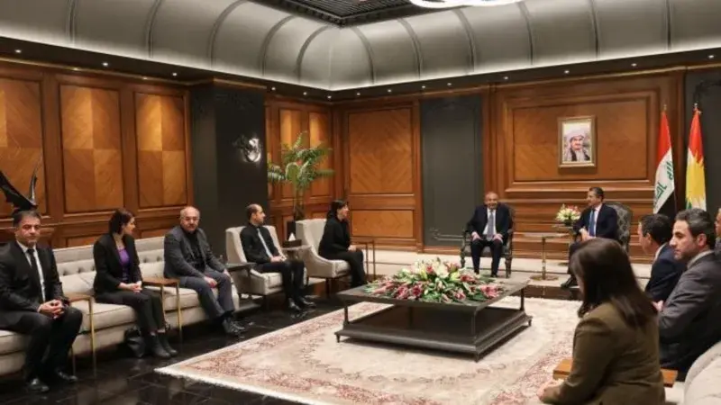 DEM Parti heyeti Erbil’de çözümü tartışırken HÜDA-PAR sürece ‘sabotaj’ uyarısı yaptı