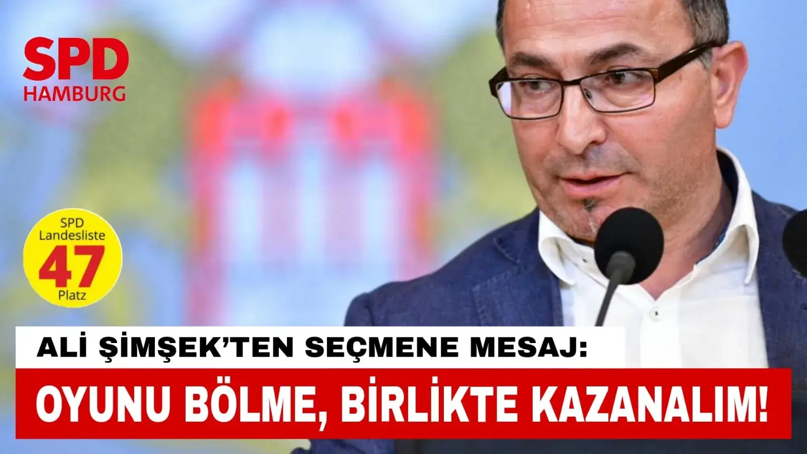 Ali Şimşek: Oyunuzu bölmeyin, birlikte kazanalım!