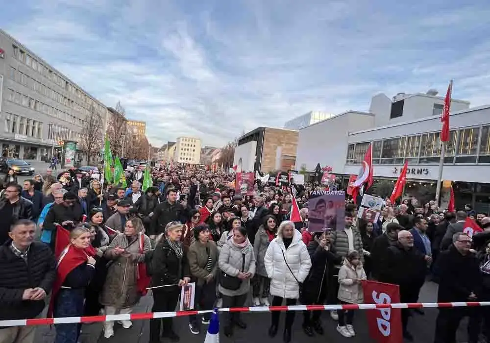Nürnberg`de İmamoğlu’na Destek Mitingi Gerçekleştirildi