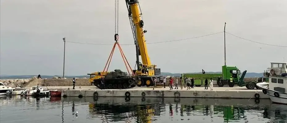 Saros Körfezi'ndeki Su Altı Tarih Müzesi'ne M62 T Model Tank Batırılacak