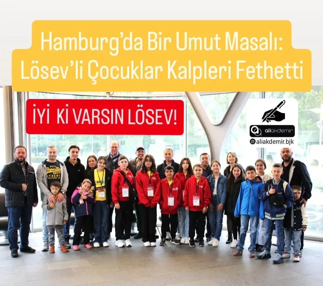 Hamburg’da Lösev’li Çocuklardan Umut Dolu Ziyaret: Kalplere Dokunan Bir Masal
