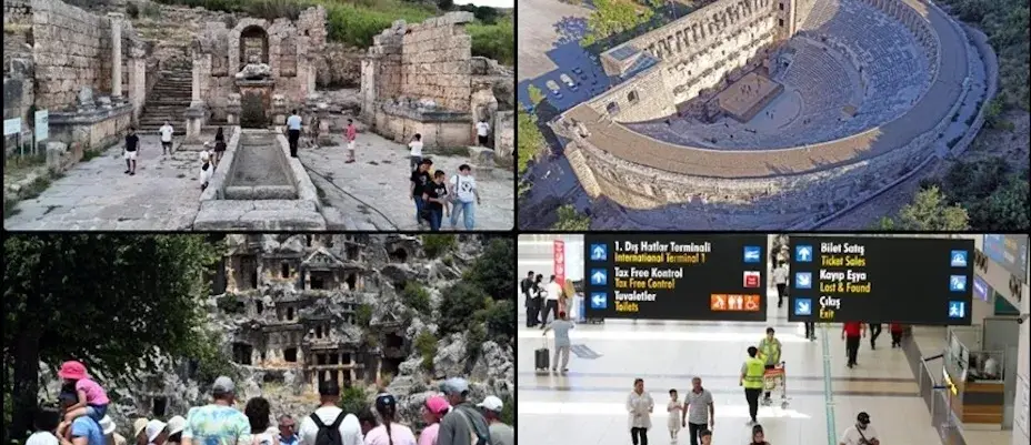 Antalya'da günlük ziyaretçi girişinde tüm zamanların rekoru kırıldı
