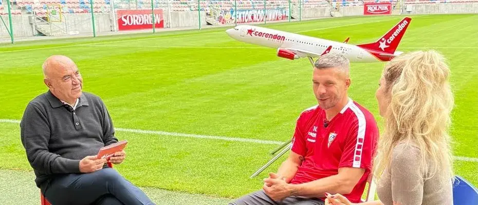 Lukas Podolski, Corendon Sport Talks’a Konuk Oldu