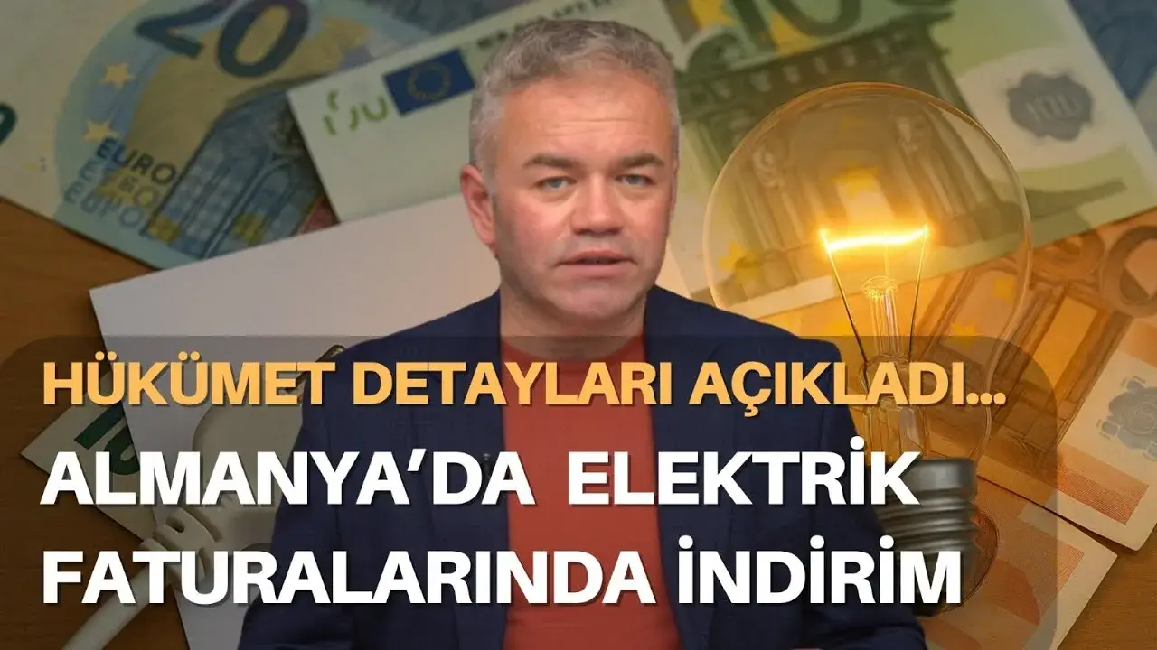 Almanya'da elektrik faturalarında indirim