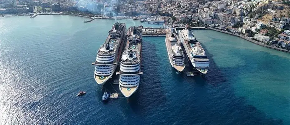 Kruvaziyer turizminde yıl sonunda 2 milyon yolcu rekoru bekleniyor