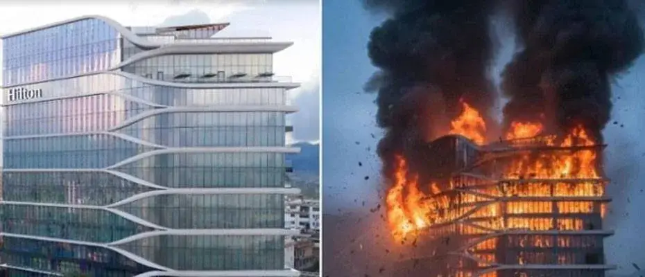 Nepal’de göstericiler ülkenin en lüks otelini ateşe verdi