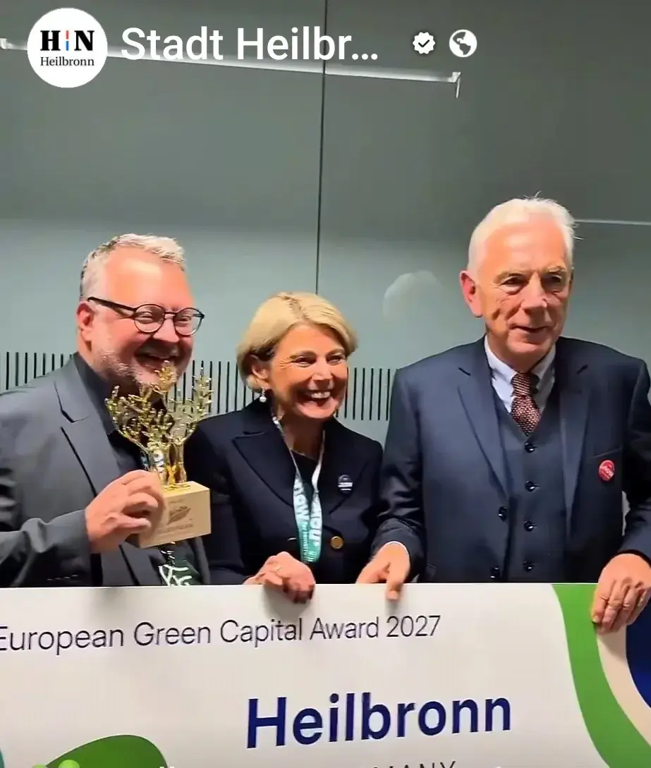 Heilbronn “Avrupa Yeşil Başkenti 2027” Finalinde