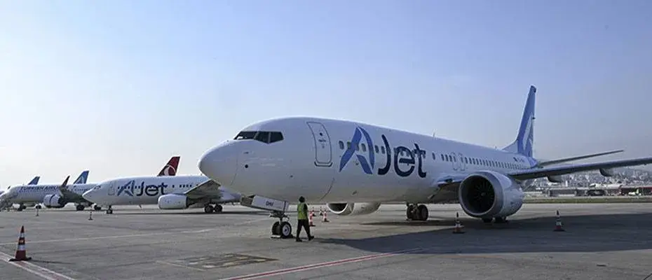 AJet’in 7’nci Fabrika Çıkışlı Boeing 737-8 MAX Uçağı İstanbul’a Ulaştı