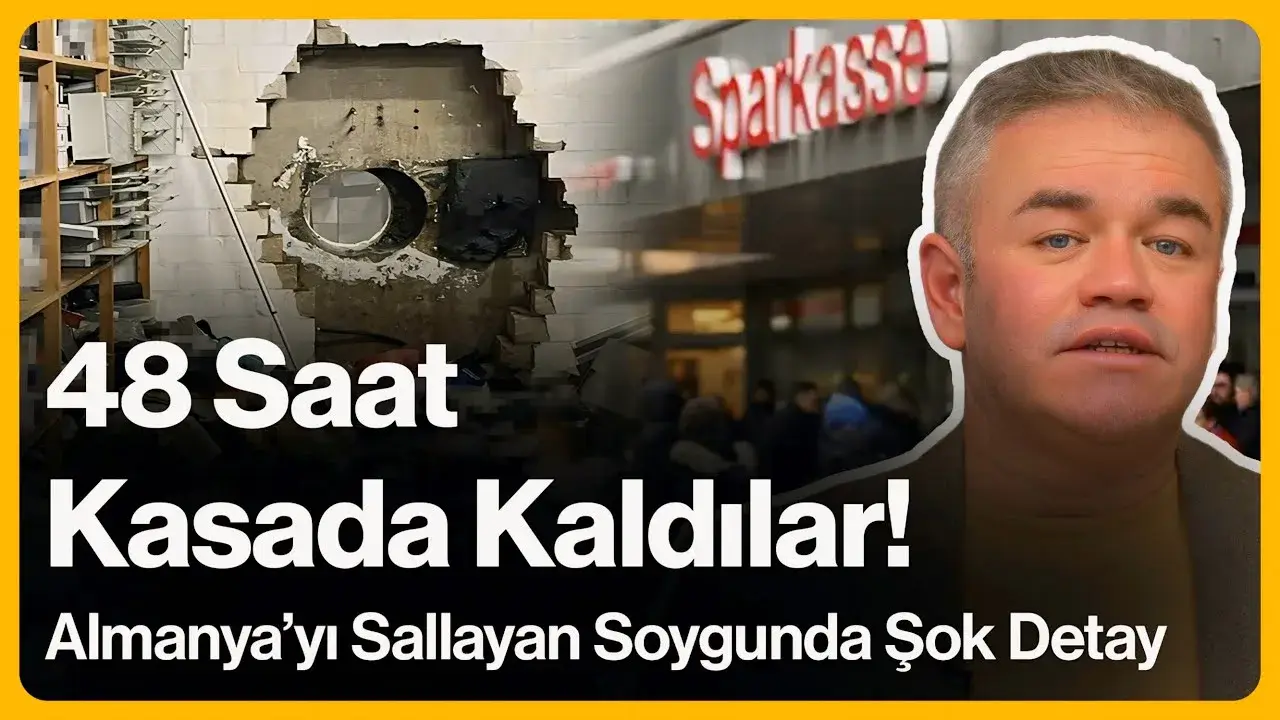 48 Saat Kasada Kaldılar! Almanya'yı Sallayan Soygunda Şok Detay