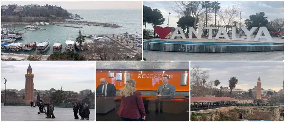 Antalya yarıyıl tatilinde yerli turistle canlandı
